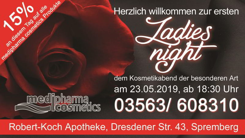 Einladung zur Ladies Night in Ihrer Robert Koch-Apotheke