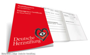 Notfallausweis der Deutschen Herzstiftung