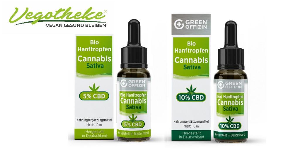 Produkte aus der Vegotheke - Hanftropfen - CDB - Cannabis