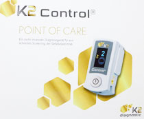 abgebildet ist ein K2 Control Messgerät auf der Verpackung