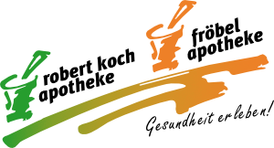 Kombiniertes Logo der Robert Koch Apotheke & Fröbel Apotheke