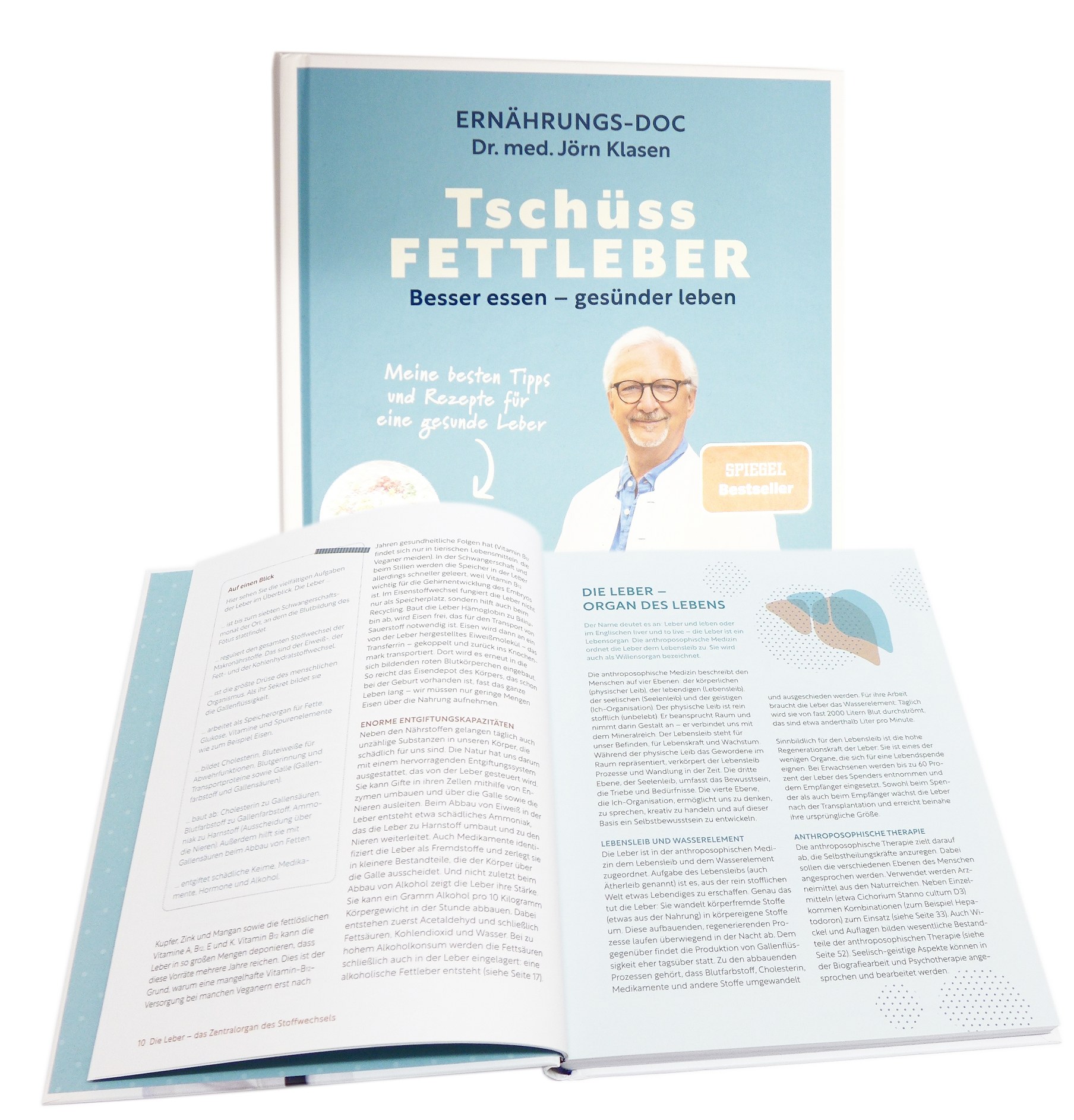 Buch der Ernährungsdocs "Tschüss Fettleber"