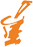 Logo orangener M